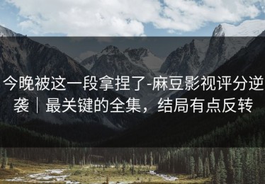 今晚被这一段拿捏了-麻豆影视评分逆袭｜最关键的全集，结局有点反转