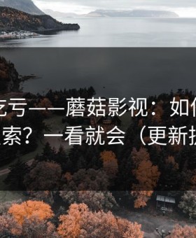 不看会吃亏——蘑菇影视：如何用关键词搜索？一看就会（更新提醒）