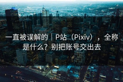 一直被误解的｜P站（Pixiv），全称是什么？别把账号交出去