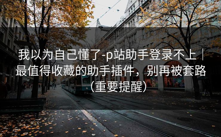 我以为自己懂了-p站助手登录不上|最值得收藏的助手插件,别再被套路(重要提醒) 我以为自己懂了-p站助手登录不上|最值得收藏的助手插件,别再被套路(重要提醒)
